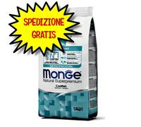 MONGE GATTO CROCCHETTA ADULTO MONOPROTEICO STERILIZZATO MERLUZZO 1,5 KG