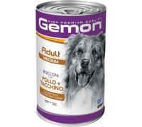 Gemon Medium Adult Bocconi con Pollo e Tacchino - 1 pz