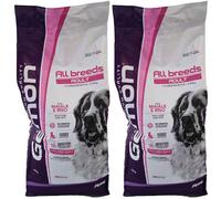 Monge Gemon All Breeds Maiale Riso Cani Adulti Set da 2 2x15000 g Mang