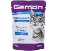 Monge Gemon Bocconcini Tonno Gatti Sterilizzati +12m 10x100 g
