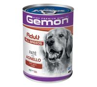Monge Gemon Dog Adult All Breeds Patè 400 gr - con Agnello - Confezione da 24 pezzi - Cibo Umido per Cani - 1° ORDINE? scegli lo sconto BZR5 / BZR20 + 200 punti fedeltà