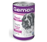 Monge Gemon Dog Bocconi Adult Maxi 1,25 kg - Maiale - Cibo Umido per Cani - 1° ORDINE? scegli lo sconto BZR5 / BZR20 + 200 punti fedeltà
