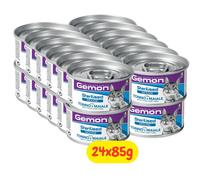 Monge Gemon Gatto Sterilised Mousse Tonno e Maiale 24x85g per gatti sterilizzati