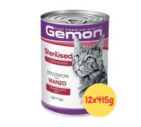 Monge Gemon Cat Bocconcini 415 gr: con Manzo