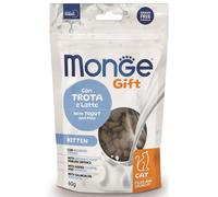 MONGE Gift Filled and Crunchy Kitten Trota con latte 60 g