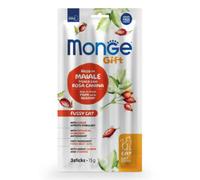 Monge Gift snack grain free per gatti Appetito Difficile 15 gr Maiale, rosa canina e formaggio - 1° ORDINE? scegli lo sconto BZR5 / BZR20 + 200 punti fedeltà