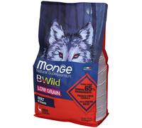 Monge B Wild Low Grain All Breeds con Cervo Cibo Secco Per Cani Adulti Sacco 2,5 Kg