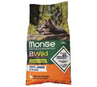 Monge B Wild Grain Free Con Anatra/Patate Cibo Secco Per Cuccioli