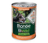 MONGE BWILD DOG PUPPY & JUNIOR ANATRA, ZUCCA, ZUCCHINE 400 GR.
