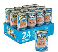 Monge Gran Bontà Bocconcini Adult Pesce e Tonno Umido Gatti 9,6kg 24 Pezzi