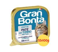 Monge GranBontà Paté per Gatti con Tonno Patè per gatti Monge con Tonno 32x100g