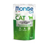 MONGE GRILL CAT ADULT BOCCONCINI IN JELLY CONIGLIO 85 GR.