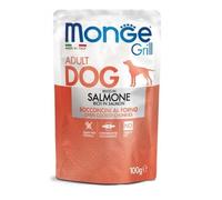 MONGE Grill Adult Dog bocconcini al forno 100 g - ricco in salmone