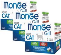 Monge Grill Cat Busta Mix Carne KIT RISPARMIO 36X85G