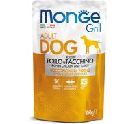 Monge Dog Grill Bocconcini in Jelly con Pollo e Tacchino 100 g