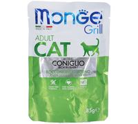 Monge Grill Gatto Adulti Bocconcini Con Coniglio 85 g Mangime
