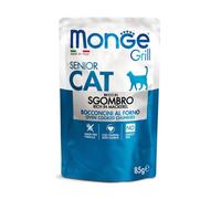 Monge Cat Grill 85 gr: Senior Sgombro