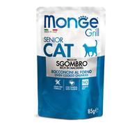 Monge Grill Senior Cat Bocconcini Al Forno Ricco In Sgombro 85 g Mangi