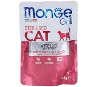 Monge Grill Sterilized per Gatti con Vitello 10x85 g