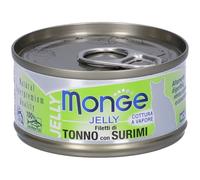 Monge Jelly Filetti Di Tonno Con Surimi Gatti Adulti 80 g Mangime