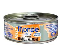 Monge Jelly Pezzetti Di Tonno Con Salmone 4x80 g Mangime