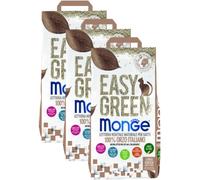 Monge Kit Risparmio 3x10L Lettiera Vegetale Easy Green ORZO