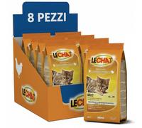 Monge LeChat Crocchette Adult Pollo e Tacchino Gatti Taurina Omega 3 6 12kg 8 Pe