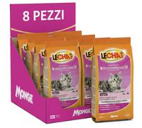 Monge LeChat Crocchette Kitten Pollo e Riso Gatti Crescita Equilibrata 12kg 8 Pe