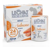 Monge LeChat Excellence Adult Salmone Umido Gatti Buste 2,4kg 24 Pezzi