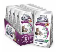 Monge LeChat Excellence Indoor Pollo Crocchette Gatti Casa 4kg 10 Pezzi