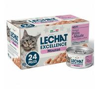 Monge LeChat Excellence Mousse Adult Pollo e Maiale Umido Gatti 2kg 24 Pezzi