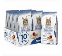 Monge LeChat Excellence Sterilised Pollo Crocchette Gatti 4kg 10 Pezzi
