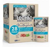 Monge LeChat Excellence Sterilised Tonno e Verdure Umido Gatti 2,38kg 28 Pezzi