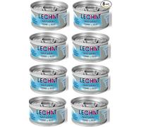 Monge Lechat Natural Scatolette 80gr x 8pz, Tonno con acciughine