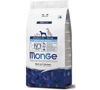 Monge Natural Medium Puppy & Junior Ricco di Pollo: 3 kg
