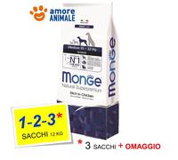 Monge Natural Superpremium Daily Line Medium Senior con Pollo Crocchette Da 12Kg