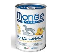 Monge Monoproteico 400 gr: Pollo, Riso e Ananas