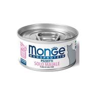 Monge Monoprotein Pezzetti Solo Maiale Cibo Umido Per Gatti Adulti 90g