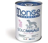Monge Monoproteico Solo Maiale Alimento Umido per Cani 12 X 400gr