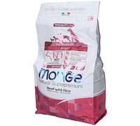Monge Manzo E Riso Cibo Secco Per Cani Adulti Sacco 2,5 Kg