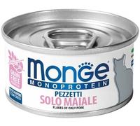Monge Monoprotein Cat Lattina Multipack 24x80G MAIALE