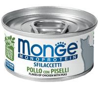 Monge Monoprotein Cat Lattina Multipack 24x80G POLLO CON PISELLI