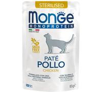 Monge Monoprotein Cat Sterilised Busta Multipack 28x85G POLLO