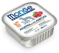 Monge Monoprotein Dog Vaschetta Multipack 24x150G ANATRA CON LAMPONI
