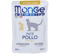 Monge Monoprotein Paté Pollo Gatti Sterilizzati 7x85 g