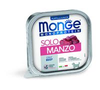 Monge Monoprotein Paté Puppy & Junior solo Manzo 150 g Alimento Umido per Cani Cuccioli