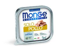 Monge Monoprotein Paté Puppy & Junior solo Pollo 150 g Alimento Umido per Cani Cuccioli