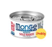 Monge Monoprotein Pezzetti Solo Manzo