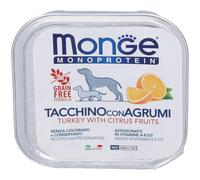 Monge Monoprotein Tacchino Con Agrumi Cani Adulti 4x150 g