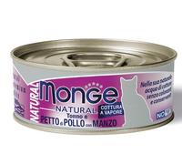 MONGE NAT POLLO/MANZO 80GR